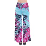 Colorful Splashes Grunge, Abstract Art So Vintage Palazzo Pants