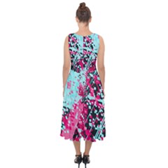 Midi Tie-Back Chiffon Dress 