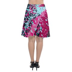 Chiffon Wrap Front Skirt 