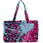 Colorful Splashes Grunge, Abstract Art Canvas Work Bag