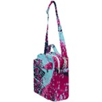 Colorful Splashes Grunge, Abstract Art Crossbody Day Bag