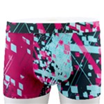 Colorful Splashes Grunge, Abstract Art Men s Boxer Briefs