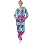 Colorful Splashes Grunge, Abstract Art Women s Tracksuit