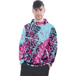 Colorful Splashes Grunge, Abstract Art Men s Pullover Hoodie