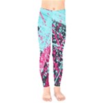 Colorful Splashes Grunge, Abstract Art Kids  Leggings