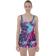 Tie Front Two Piece Tankini 