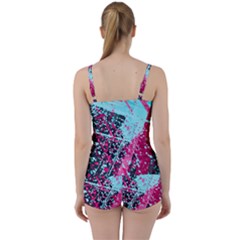 Tie Front Two Piece Tankini 