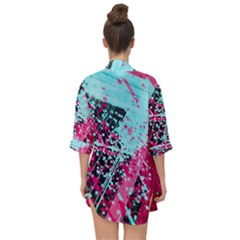 Open Front Chiffon Kimono 