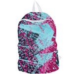 Colorful Splashes Grunge, Abstract Art Foldable Lightweight Backpack