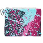 Colorful Splashes Grunge, Abstract Art Canvas Cosmetic Bag (XXL)