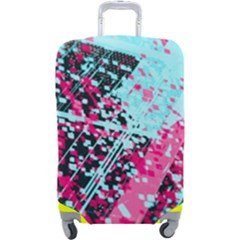 Colorful Splashes Grunge, Abstract Art Luggage Cover (Large) from ArtsNow.com