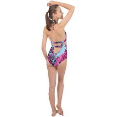 Halter Front Plunge Swimsuit 