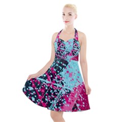 Halter Party Swing Dress  