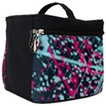 Colorful Splashes Grunge, Abstract Art Make Up Travel Bag (Big)