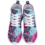 Colorful Splashes Grunge, Abstract Art Women s Lightweight High Top Sneakers