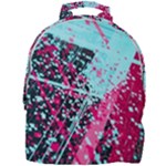 Colorful Splashes Grunge, Abstract Art Mini Full Print Backpack