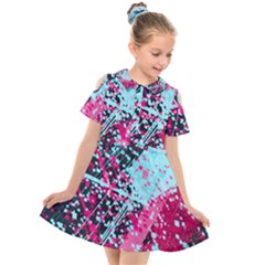 Kids  Short Sleeve Shirt Dress 