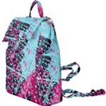 Colorful Splashes Grunge, Abstract Art Buckle Everyday Backpack