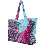 Colorful Splashes Grunge, Abstract Art Simple Shoulder Bag