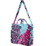 Colorful Splashes Grunge, Abstract Art Square Shoulder Tote Bag