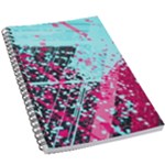 Colorful Splashes Grunge, Abstract Art 5.5  x 8.5  Notebook