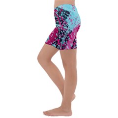 Kids  Lightweight Velour Capri Yoga Leggings 