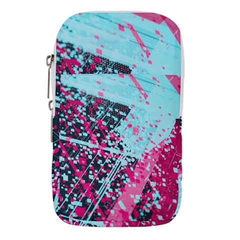 Colorful Splashes Grunge, Abstract Art Waist Pouch (Small) from ArtsNow.com