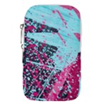 Colorful Splashes Grunge, Abstract Art Waist Pouch (Small)