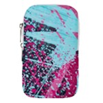 Colorful Splashes Grunge, Abstract Art Waist Pouch (Large)