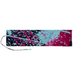 Colorful Splashes Grunge, Abstract Art Roll Up Canvas Pencil Holder (L)