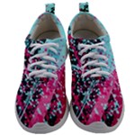 Colorful Splashes Grunge, Abstract Art Mens Athletic Shoes