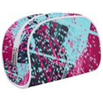 Colorful Splashes Grunge, Abstract Art Make Up Case (Medium)