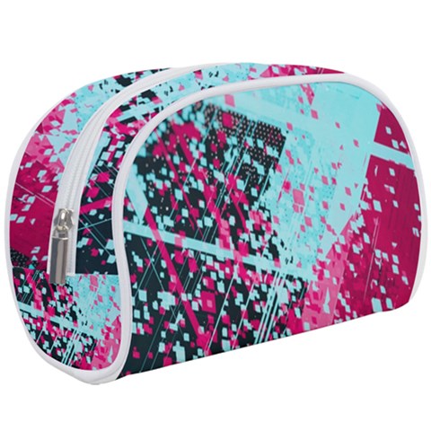 Colorful Splashes Grunge, Abstract Art Make Up Case (Large) from ArtsNow.com