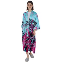 Maxi Satin Kimono 