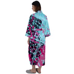 Maxi Satin Kimono 