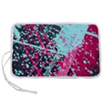 Colorful Splashes Grunge, Abstract Art Pen Storage Case (S)