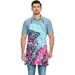 Colorful Splashes Grunge, Abstract Art Kitchen Apron