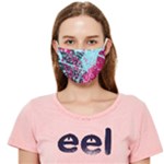 Colorful Splashes Grunge, Abstract Art Cloth Face Mask (Adult)