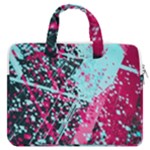 Colorful Splashes Grunge, Abstract Art MacBook Pro 15  Double Pocket Laptop Bag 