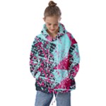 Colorful Splashes Grunge, Abstract Art Kids  Oversized Hoodie