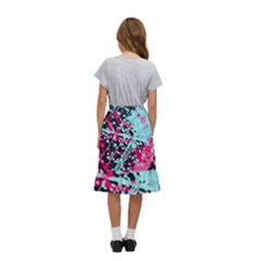 Kids  Ruffle Flared Wrap Midi Skirt 