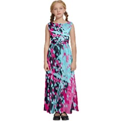 Kids  Satin Sleeveless Maxi Dress 