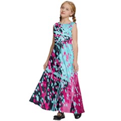 Kids  Satin Sleeveless Maxi Dress 