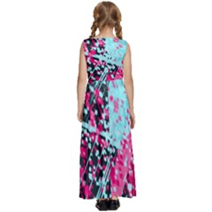 Kids  Satin Sleeveless Maxi Dress 