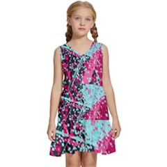 Kids  Sleeveless Tiered Mini Dress 