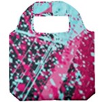 Colorful Splashes Grunge, Abstract Art Foldable Grocery Recycle Bag