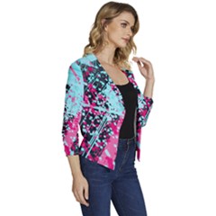 Women s Casual 3/4 Sleeve Spring Jacket 