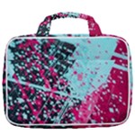 Colorful Splashes Grunge, Abstract Art Travel Toiletry Bag With Hanging Hook