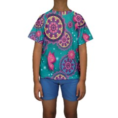 Kids  Short Sleeve Swimwear 