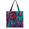 Zipper Grocery Tote Bag 